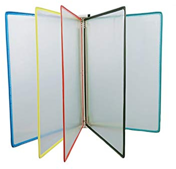 Wandmontierter Prospekthalter, Prospektständer, Dokumentenhalter Wandmontage A4