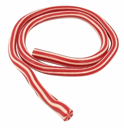 Giant Red & White Cables - 15 Candy Sticks Sweets