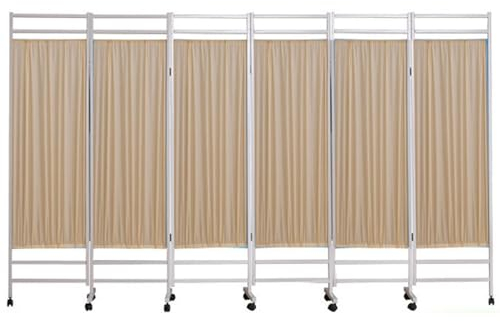 Raumteiler Sichtschutz Trennwand Stellwand Krankenhäuser Klappbar Raumteiler-Paravent 6 5 4 3 Tafel, Freistehende Trennwand Mit Bremsrädern, Modern Tragbar Rollierender Separator Für Massagesalons, DI