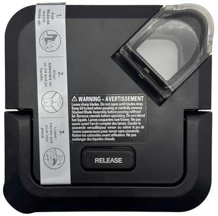 Blender 2041.2 g XL Pitcher Locking Lid, Jar Top Cover Replacement Part Compatible with Ninja 1000 1200 1500 Watt BL610 BL642 BL660 BL680 BL682 BL770 BN701 BN750 BN751 BN800 BN800 01 CT6 10 DB751