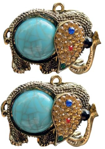 Mikinona Auto-Elefanten-Clip 2er-Set Auto-Entlüftungsclip Auto- -Diffusor Auto-Parfümhalter Auto- Auto-Duft