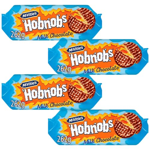 Milk Chocolate Biscuit Bundle With Hobnobs Milk Chocolate Biscuits 262g (4 Pack)