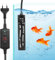 Nobleza - Digital Calentador de Acuario 10-50L, 50W Calefactor Acuarios Sumergible, Calefacción de Pecera Seguridad, Controlador Temperatura Externo(15-35°C)