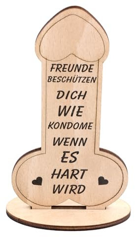 Lunaanda Beste Freundin Geschenke, Lustiges Freundschaftsgeschenk für Frauen Lustiges Geburtstagsgeschenk für Beste Freunde Holz Gästebuch, Personalisierte Geschenke für Geburtstags Deko Wohnkultur