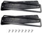 LMYSLCDW 2 Stück Auto Kennzeichenhalter für VW Golf 7 2014-2020,EdelstahlNummernschild Rahmen Auto Ummernschildhalterung Verstärker,Black