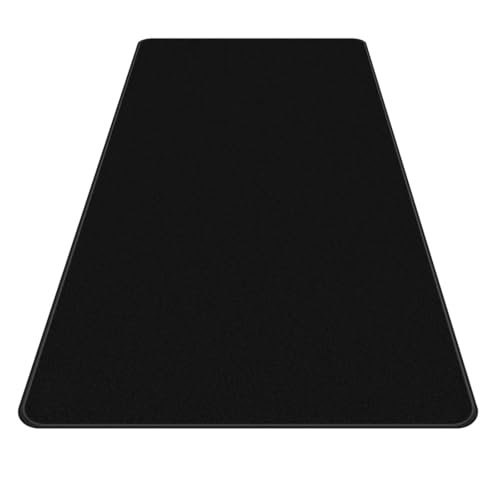 Alfombrilla de escritorio para jugadores, alfombrilla de escritorio para oficina, accesorios para PC, computadora, teclado, almohadilla de escritorio, antideslizante, de goma natural (negro_80 x 40