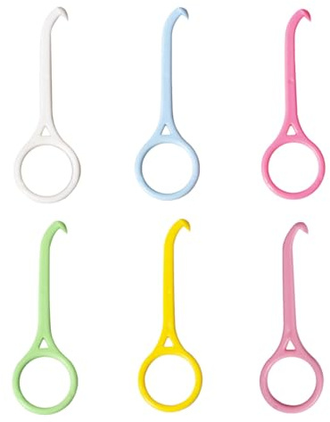 6 Pack Aligner Removal Tools, BEPSYOM Invisible Appliance Remover Hook Remover for Orthodontic Appliances