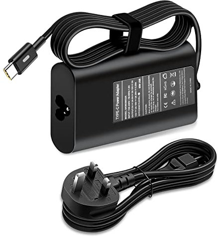 HP 65W USB C Laptop Charger, for HP Spectre X360,Spectre,Elitebook X360 Elitebook,Chromebook Chromebook ProBook Elite x2 Envy,Type C Power Adapter