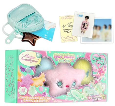 NCT WISH - 2nd Mini Album [Poppop] (WICHU Ver.) Wichu Keyring + Package Box + Polaroid + Photocard + Mini Photobook + NFC CD + Wichu Bag + Seal Sticker + 3 Extra Photocards
