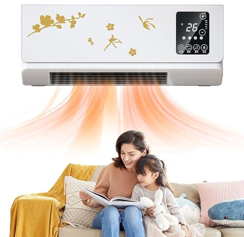 Klimagerät klein – tragbare Klimaanlage für Räume, Zubehör für Belüftung, Klimaanlage, kompakt, ohne Leitung, warm, kalt, für Büro, Camping, Garage, Keller, Wohnwagen, Wohnung