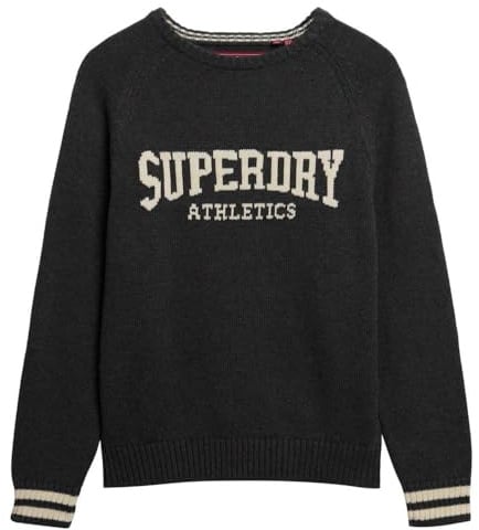 Superdry Slouchy Intarsia Graphic Sweater M