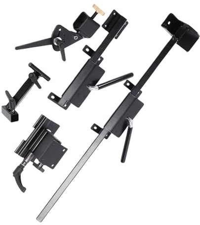 Asixxsix Lathe Tool Sharpening Jig, Steel 4 Axes Multifunctional Grinding Jig with 3 Primary Grinding Methods for 8in Grinders Wood Chisels Gouges Carving Tools Woodworking Scrapers