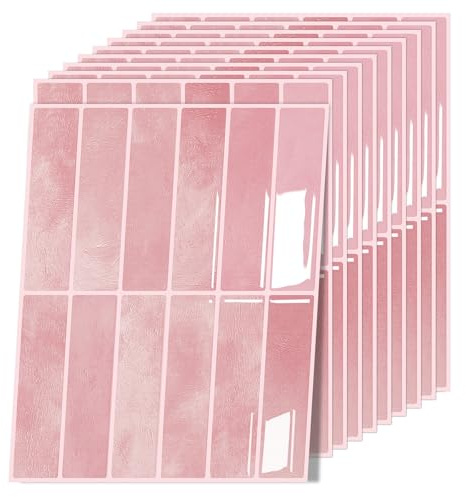 10 Sheets Peel and Stick Wall Tiles, 9 x 11.5 Inch Self Adhesive Wall Tiles for Kitchen Bathroom, Waterproof Heat Resistant Stick on Splashback Tiles, 3D Gel Effect PET Material (Pink, 9 x 11.5 in)