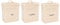 Harbour Housewares 3 Piece thé café Sucre Industriel Canister Set - Vintage Style de Cuisine en Acier avec Couvercle de Stockage Caddy - Crème