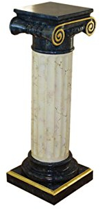 Standsäule Blumensäule Marmorsäule Antike Deko Barock Säule Luxus AWD-BS-008