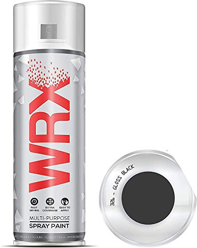 WRX 6 x Spray Paint 400 ml - Gloss Black 326 RAL 9005