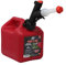 GARAGE BOSS GB310 Press 'N Pour 1 Gallon Gas Can, Red