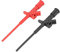 Regun Sonde de Test, 2pcs P5004 Sonde de Test Flexible Isolée Haute Tension, Rapide et Professionnelle Pince de Crochet de Test pour Multimètre Oscilloscope