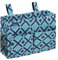 Surblue Bedside Caddy Hängebett Organizer Aufbewahrungstasche Tasche für Etagen-und Krankenhausbetten,4 Taschen und 2 Haken (kleines Blueplaid)