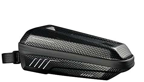 MiOYOOW Fahrrad Rahmentasche, Wasserdicht Oberrohrtasche Fahrrad Handyhalter mit wasserdichtem Reißverschluss für Mountainbikes