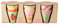 Rice - 6 Pcs Small Melamine Kids Cups - Happy Fruits Prints
