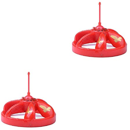 ibasenice 2 Pièces Jouets D'extérieur Soucoupe Volante Ovni Jouet Mini Drone Volant Drones à Main Flyer Soucoupe Jouet Ovni Volant Soucoupe Volante Capteur Gouttelette De Sang Manuel