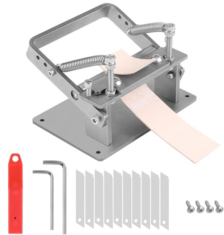 Máquina de Corte de Cuero, Máquina de Corte de Cuero Manual DIY, Pelador de Pala de Piel de Espesor Ajustable