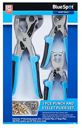 Blue Spot Tools 3 PCE Punch and Eyelet Plier Set