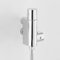 Thermostat-Bar-Duscharmatur, modernes vertikales thermostatisches Ventil, geeignet für statische Wohnwagen, Messing