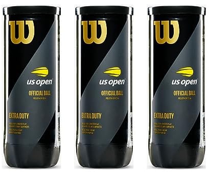 Wilson US Open Extra Duty Tennisball, 3 Dosen, 9 Bälle
