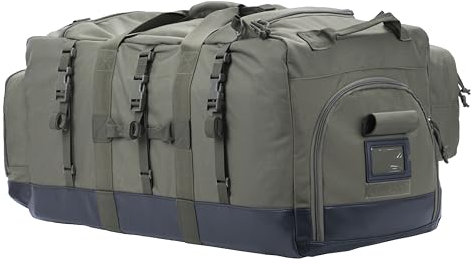 BACKFERRY Große Reisetasche mit abnehmbaren Rucksack-Schultergurten und Schuhfach für Sport, Reisen, Jagd und Camping, l05l.