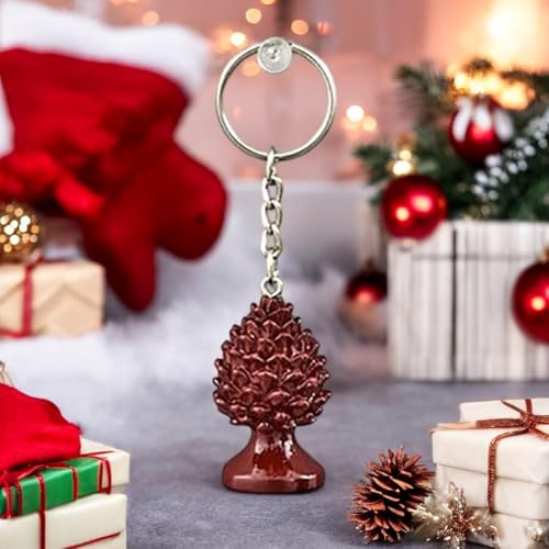 Doni Bomboniere Pack of 12 Gadgets Gifts for Christmas Customers Friends Gift Pendant Colorful Cheap Original Christmas Decorations Accessories DIY Gift Ideas Men Women Friends (Burgundy)