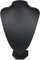 MINGZE Schmuckständer, Schmuckständer, Halskette, Schmuckhalter aus schwarzem Samt, 22 cm hoch, 16 cm breit, 13 cm tief, Baumwolle