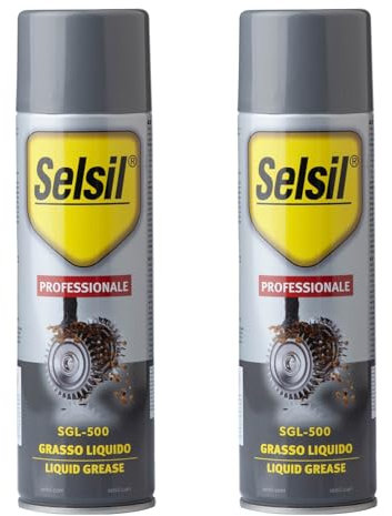 DETERMONDO 2 Grasso Spray Lubrificante 500ml con Sistema Professionale Con Cannuccia Bomboletta Multiuso Evita Ruggine Usura Idrorepellente Senza Siliconi