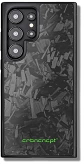 CRBNCNCPT® Forged Carbon Samsung Galaxy S23 S24 Ultra Plus Case - Schutzhülle - Handyhülle | Kompatibel mit Magnet | Hardcover - Cover - Schwarz - Herren (Samsung Galaxy S23 Plus)
