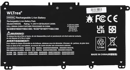 WLTree HW03XL L97300-005 Laptop Akku für HP Pavilion 15-EG 15-EH 17-CN 17-CP 15-eg0073cl 15-eg0070wm 15-eh0050wm 17-cn0xxx 17-cn0023dx 17-cn0053cl HSTNN-IB90 LW 96887-1D1 421 AC1 HW03041XL Battery