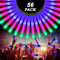 Leuchtstab LED Set, Led Schaumstoff Leuchtstab, Party-LED-Leuchtstäbe, Schaumstoffstab Hochzeit Partystab, Lichter in 3 Modi, für Partys, Hochzeiten, Geburtstage, Partys (56PCS)