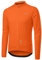 BERGRISAR Herren Fahrradtrikot Radtrikot Langarm für Frühling Herbst Rennrad MTB Mountainbike Trikots, Orange, XL