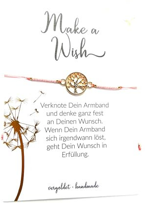bb klostermann WUNSCHARMBAND Wünsche Erfüller Armband, vergoldet BAUM