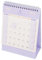 Lurrose 1 Stück 2022 Tischkalender 2022 Tisch-flip-kalender Desktop-flip-kalender Die Büroeinrichtung Dekor Für Das Büro Mini-kalender Desktop-dekor Desktop-kalender 2022 Violett Papier