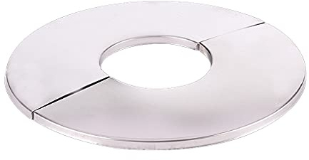 Selbstklebende Wand Split Flansch Rosetten Abdeckplatte Dekorative Abdeckung Für Duscharmaturen Verchromter Edelstahl