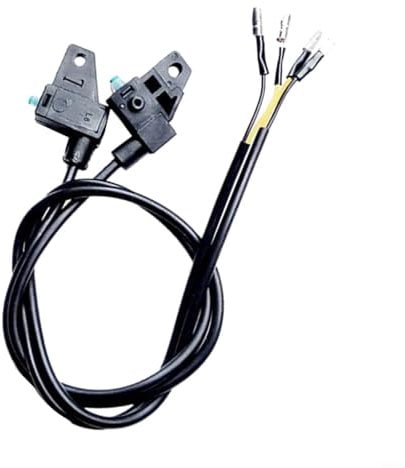 Aprilsunnyzone Brake Wire With Integrated Switch,For Ebike,Motorcycle,Front And Rear Disc Brake Wire,Installation Quick,Easy To Use,Easy To Use(left)