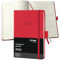 SIGEL C2665 Wochenplaner Wochenkalender 2026, ca. A6, rot, Hardcover, 176 Seiten, Gummiband, Stiftschlaufe, Archivtasche, aus nachhaltigem Papier, Kalenderbuch Conceptum