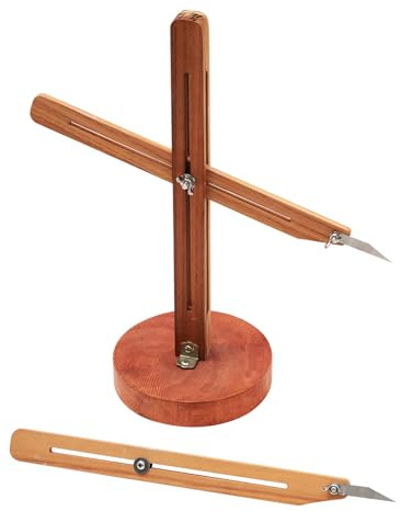 Töpferwaren-Wurflehre, höhenverstellbar, Töpferei-Wurfstab-Positionierer, Keramik-Ton-Werkzeug für wiederholte Formen, Töpferscheibe und Formwerkzeug