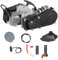 49cc 2 Takt Engine Motor Kit,Mini Benzinmotor,Pocket Bike Motor Ausgestattet mit Kraftstofftank, Einzylinder Mit Getriebemotor-Kit für Mini Pit Bike ATV Scooter Pocket Bike
