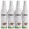 RepellShield Spray Repellente Zecche Uomo - 4x100ml- Antizecche Uomo per Escursioni Naturale - Spray Antizanzare Bambini e Adulti - Protezione Anti Zecche Duratura