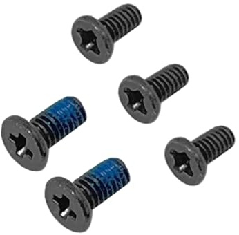 HSSDTECH Bottom Enclosure Laptop Screws for HP Pavilion 14-CE 5pcs Black | Bottom Case Laptop Screws