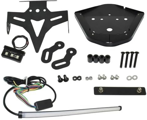 Motorcycle Number Plate Bracket For S1000RR For M1000RR For S1000R For M For Sport 2021 2022 With Integrated Blinker Taillight Rear License Plate Frame Holder Fenders Eliminate