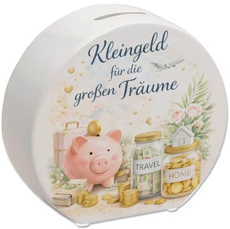 speecheese Spardose Kleingeld für die großen Träume lustig inspirierend | und - ideales Träumegeschenk