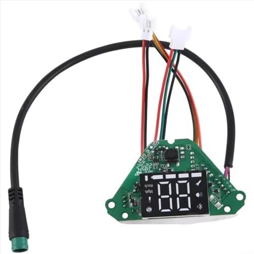 Kivivaka Grünes digitales Armaturenbrett für Kugoo S1 Elektroroller, Display Bildschirm mit Speed-Batterie-Info, kompakte Ersatz-Instrumentententafel